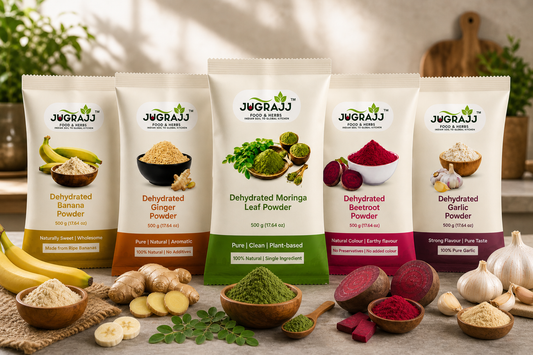 Complete 5 Product Combo - Ginger, Garlic, Banana, Beetroot & Moringa