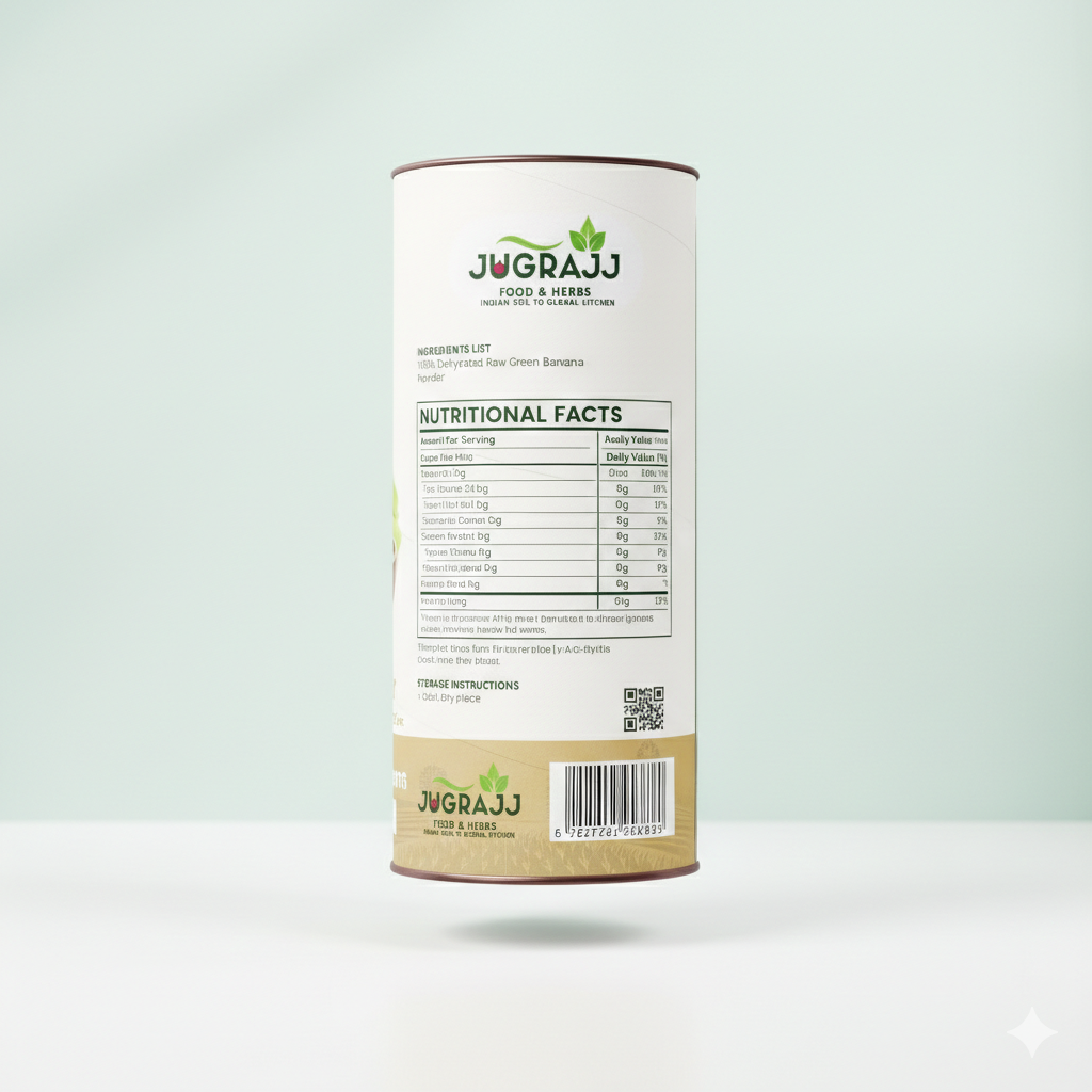 Dehydrated Banana Powder – 100% Pure & Natural